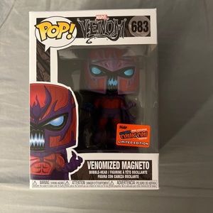 Funko Pop! Marvel venomized Magneto #683 nycc sticker